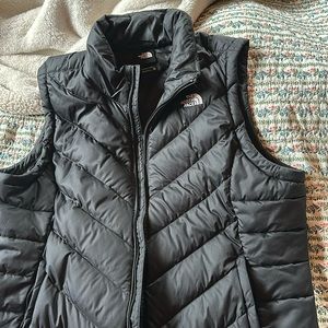 North Face Black Puffy Vest